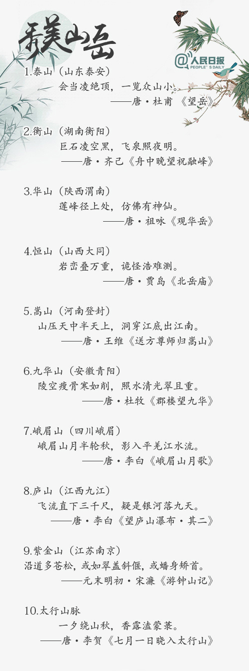 85句绝美古诗词,带你游遍大美中国|孤山寺|初平|河山