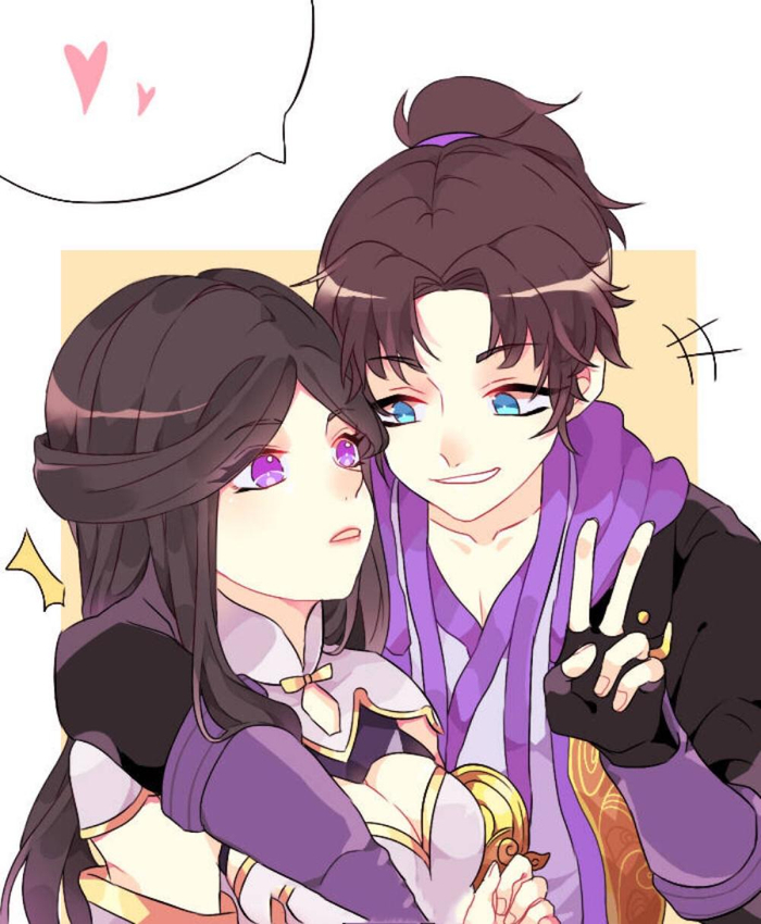 王者情侣6对:干将抱着莫邪,李白和王昭君穿凉鞋