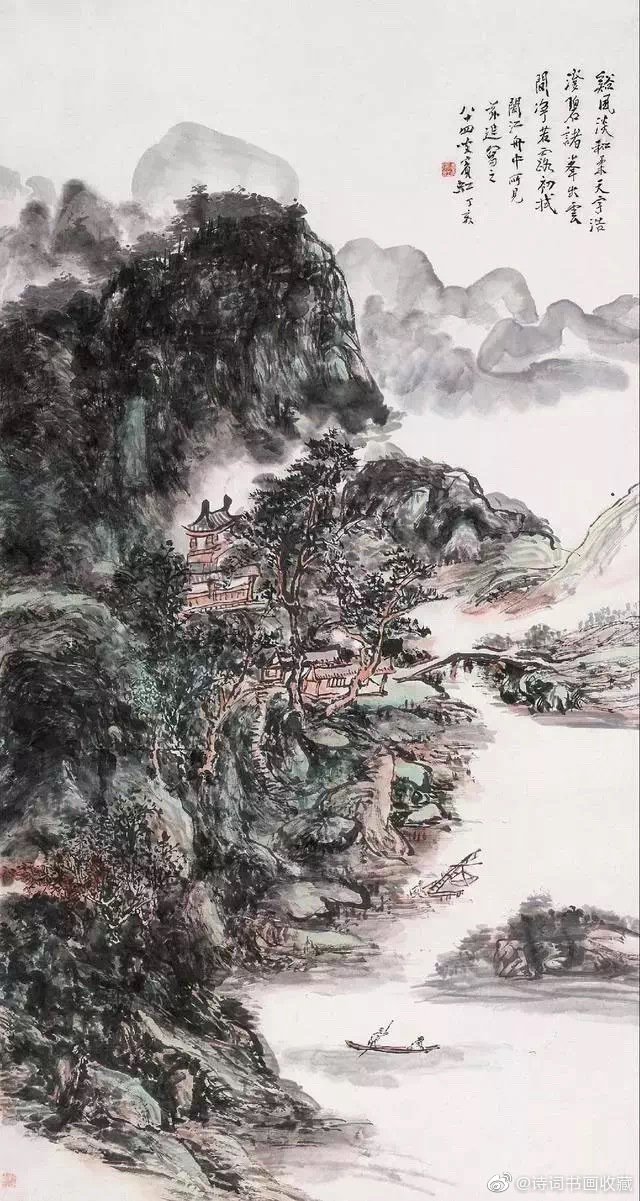 黄宾虹山水画精品欣赏_新浪新闻