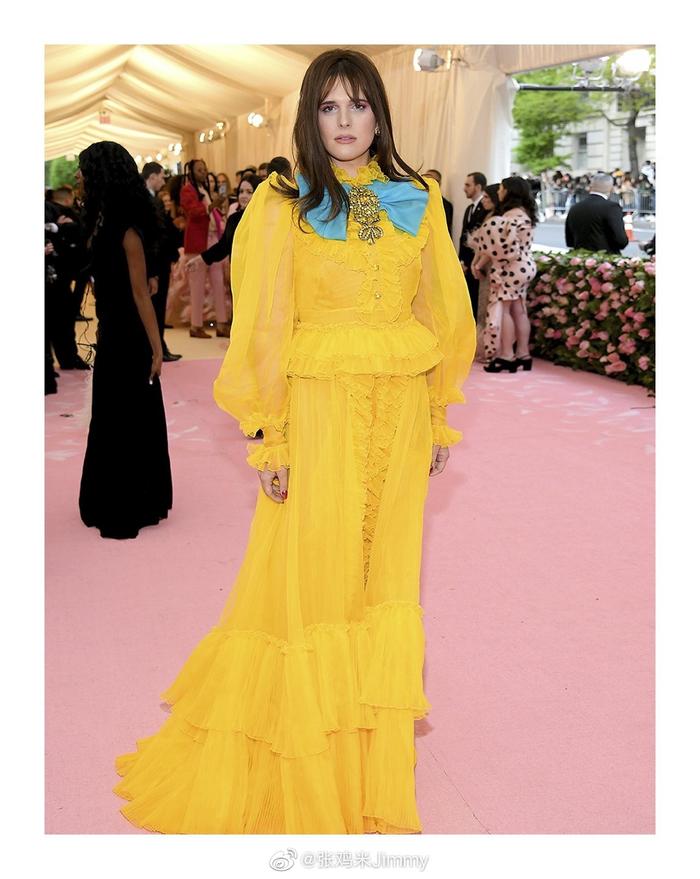 Gucci在Met Gala 2019的赞助，Gucci的衣服在秀场上很Camp的感觉