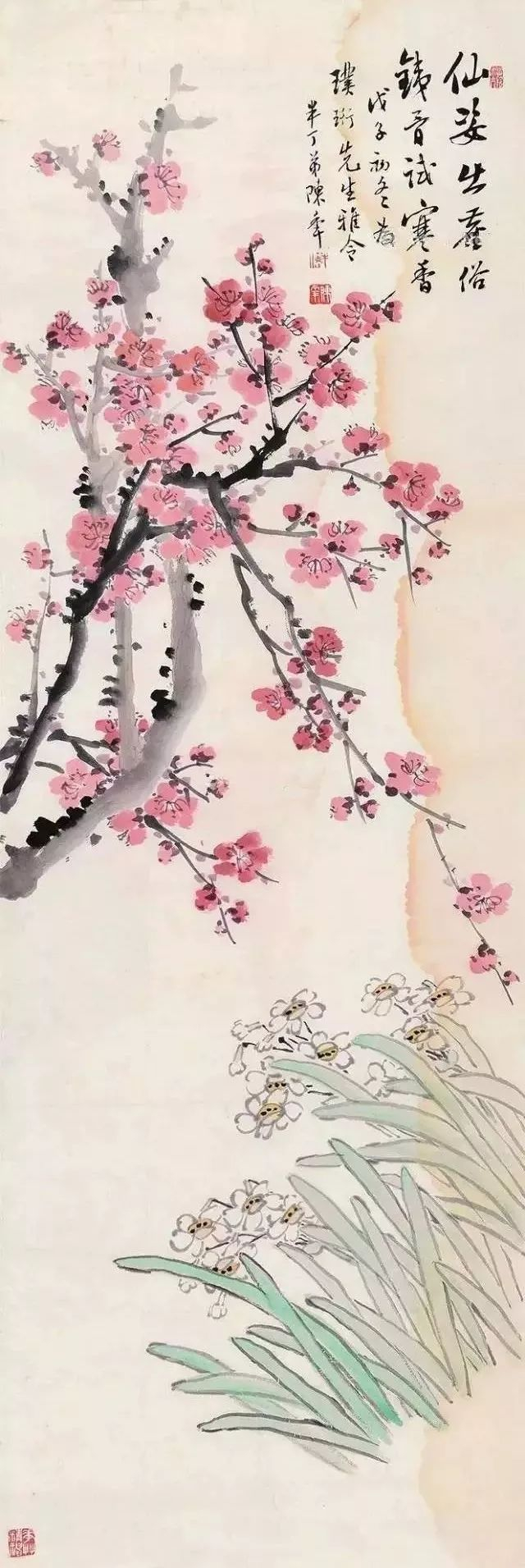 10位国画名家，30幅梅花画作，配上梅花诗词，相得益彰|画家_新浪新闻
