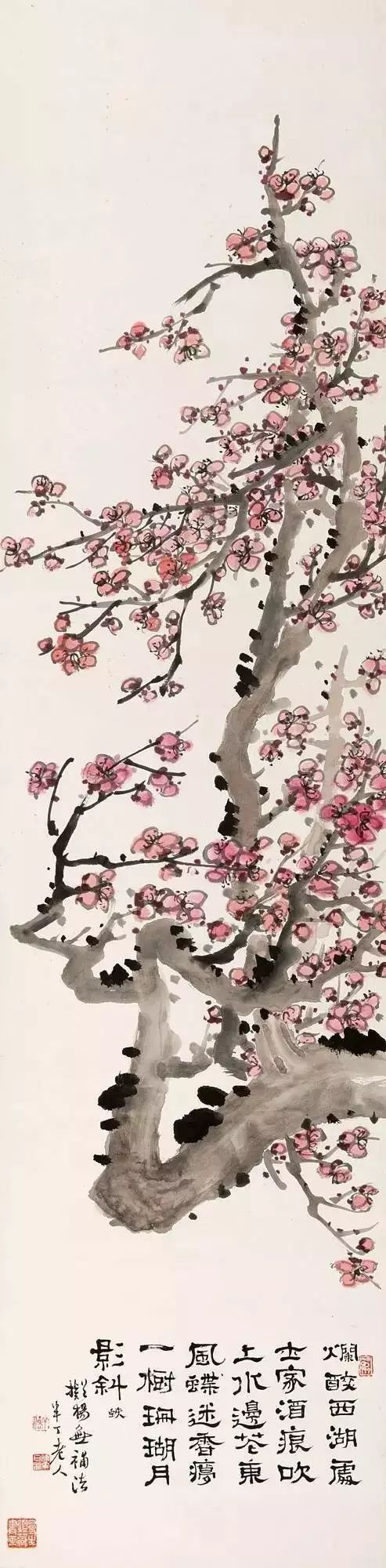 10位国画名家，30幅梅花画作，配上梅花诗词，相得益彰|画家_新浪新闻