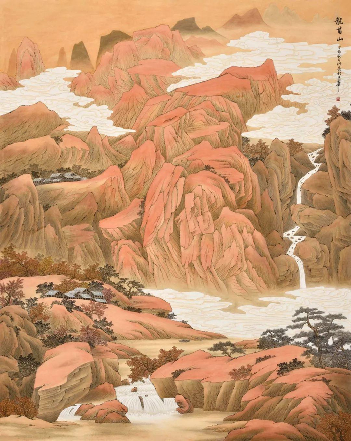 工笔山水画在线条和色彩运用上,需要把握哪些内容?