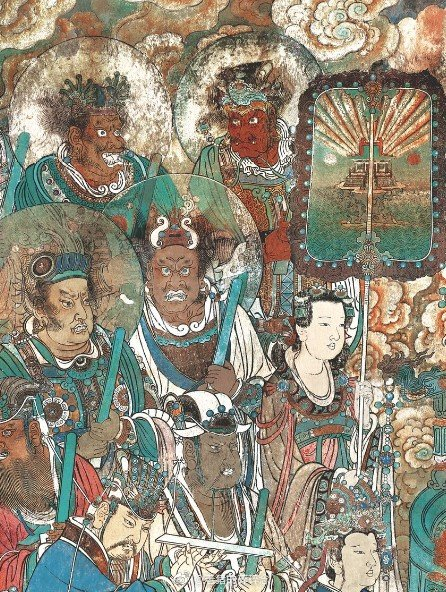 《永乐宫壁画朝元图全图》