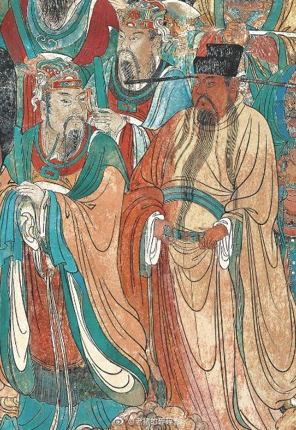 《永乐宫壁画朝元图全图》