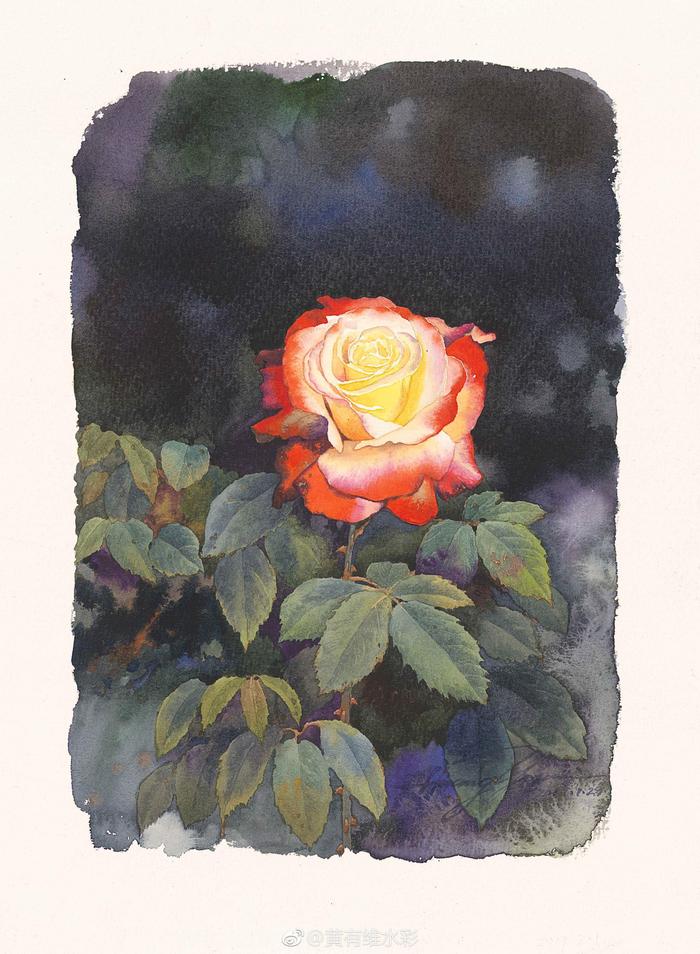 水彩玫瑰 Holbein Artists' Watercolor - Bright Rose, 15 ml tube