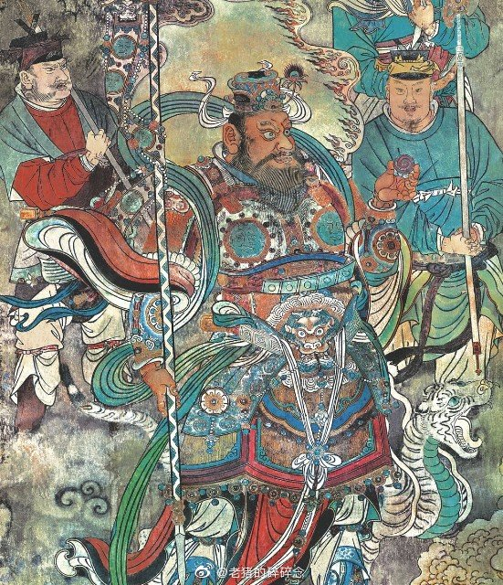 《永乐宫壁画朝元图全图》