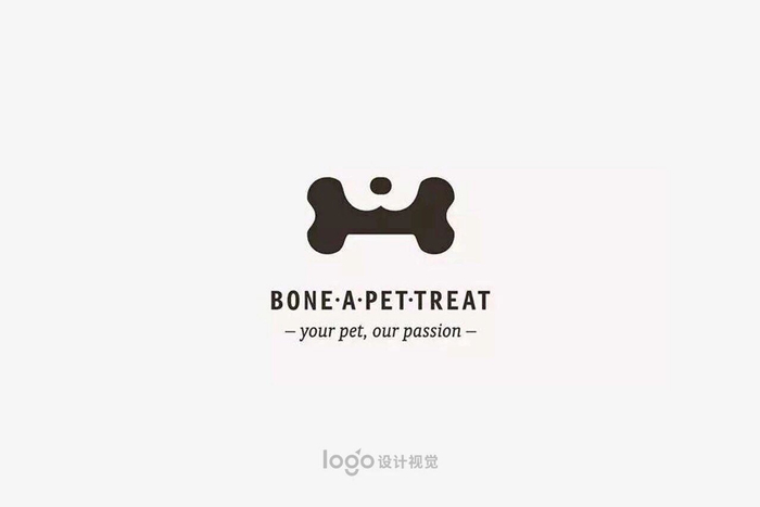 一波巧妙的负空间logo设计