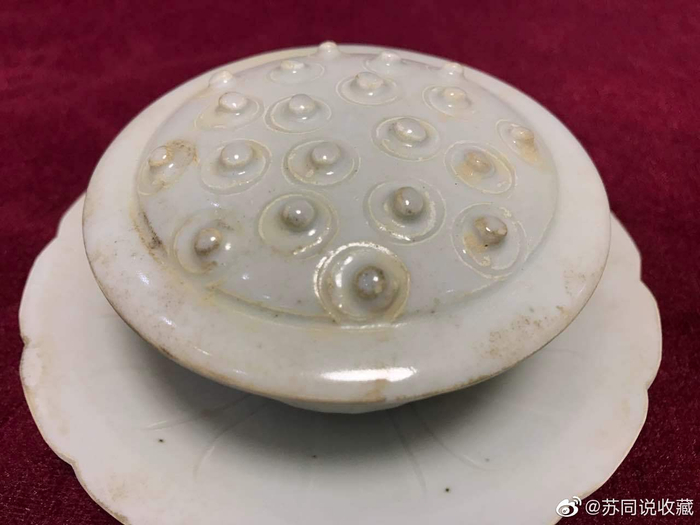 毎日一盏欣赏：南宋青白釉莲蓬盖碗影青瓷、江西湖田窑口。_新浪新闻