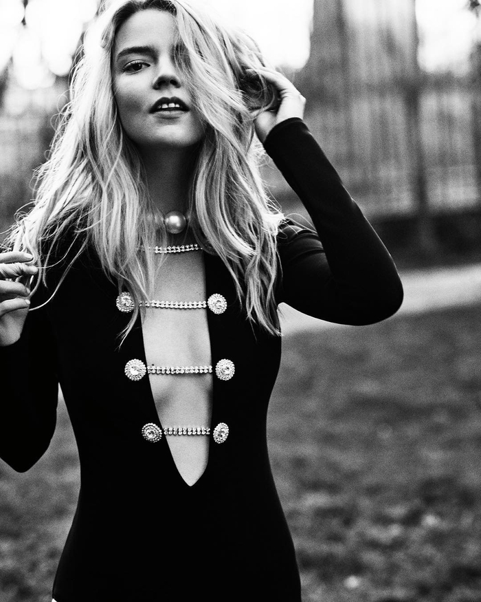 Anya Taylor Joy for Marie Claire UK magazine.|