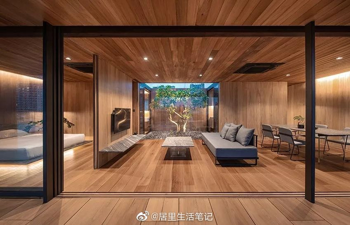 曼谷天台上的无边小屋 | WARchitect设计了泰国曼谷的skyscape住宅