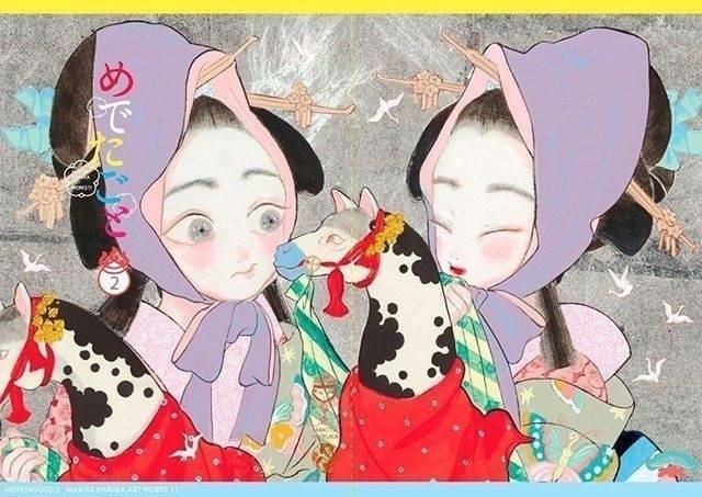 巻田はるかMakita Haruka笔下的人像，每一张眼神都很有戏