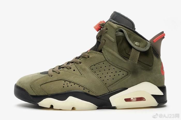 Travis Scott x Air Jordan 6 货号: CN1084-200，10月12日发售