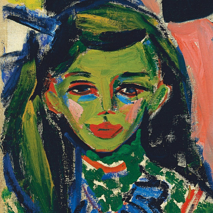 德国表现主义画家 Ernst Ludwig Kirchner 的绘画风格表现在使用艳丽