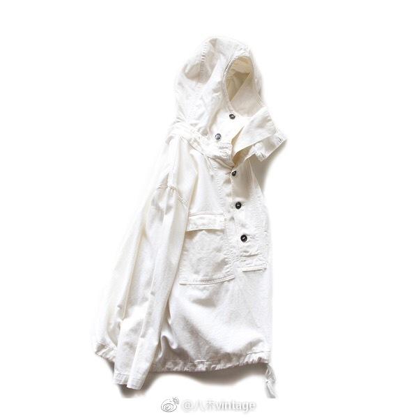 VINTAGE 1940's U.S.N SALVAGE SMOCK PARKA