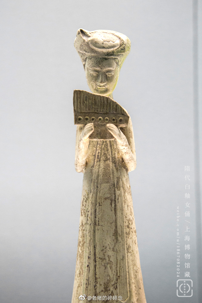 瘦骨清相，实拍隋代女俑之美|隋代|女俑|瓷俑