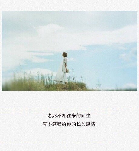 决定放弃了的事,就请放弃得干干净净。那些决定再也不见面的人