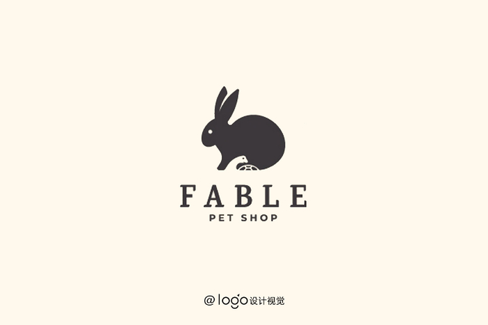 可爱兔子LOGO设计欣赏