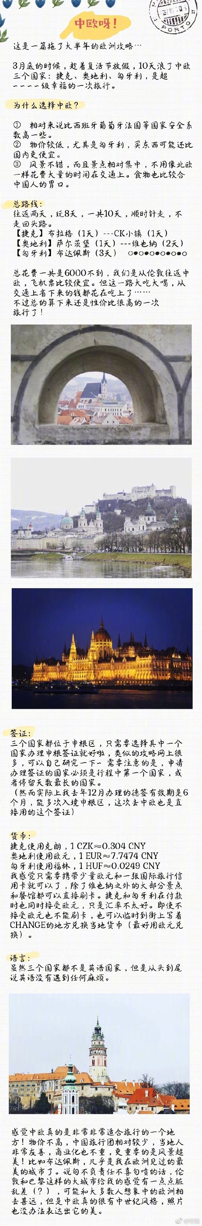捷克、奥地利、匈牙利中欧三国