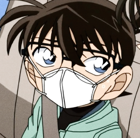 自截动漫头像:戴口罩的柯南君