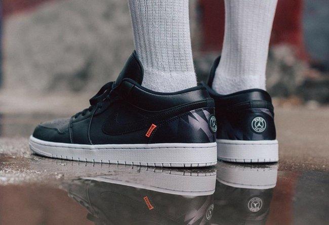 海外店铺已发售！这双Air Jordan 1 Low “PSG”上脚挺好看