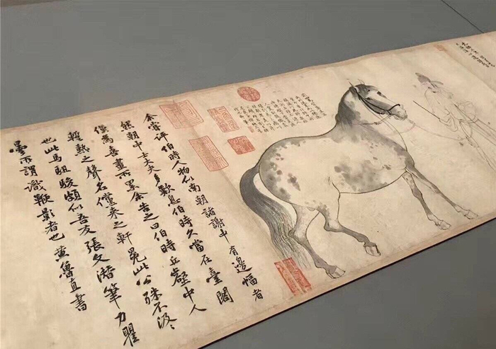 李公麟《五马图》藏于东京国立博物馆
