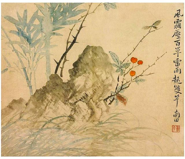 国画欣赏:【草木也有情】惲壽平 花草欣赏|草木|国画|花草_新浪新闻