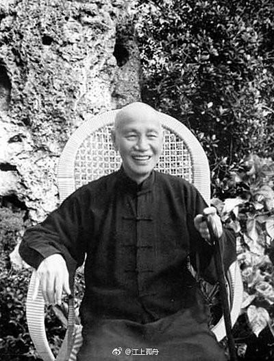 历史老照片:蒋公在台湾的老年生活