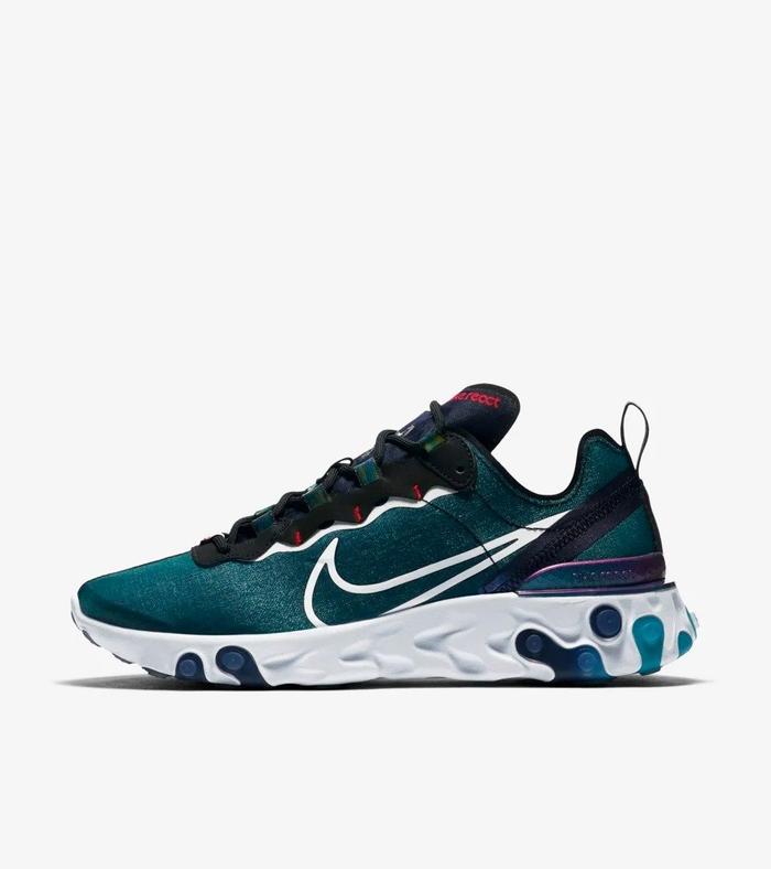 七夕限定款Nike React Element 55 发布，设计灵感来自喜鹊