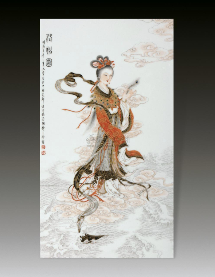 墨彩描金:洁净素雅,濒临失传的“瓷上水墨画”|绘画|人物画_新浪新闻