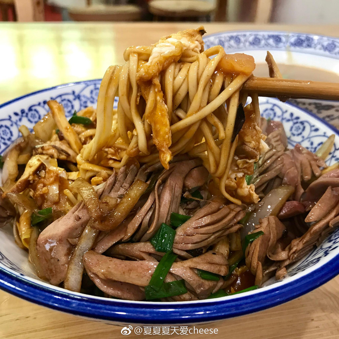 茄汁拌川+腰花
