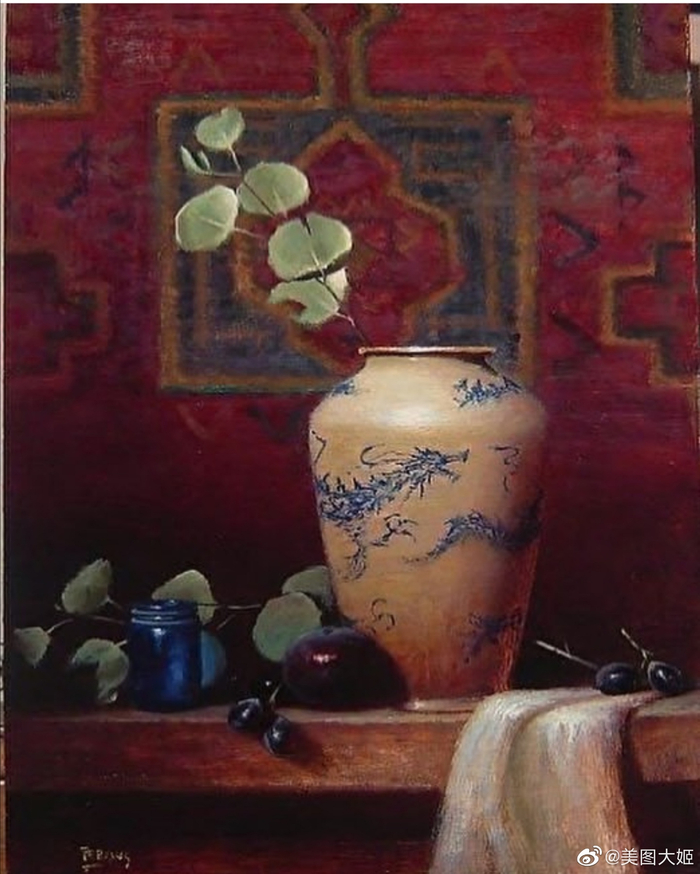 分享一组超写实油画作品欣赏静物转至khalaghiat_ honari3|超写实|静物|油画