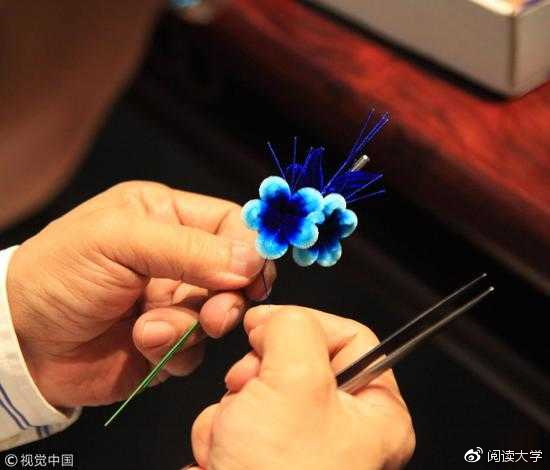 南京绒花:花开不败的秘密|民俗博物馆|造型|赵树宪|铜丝|艺人_新浪新闻