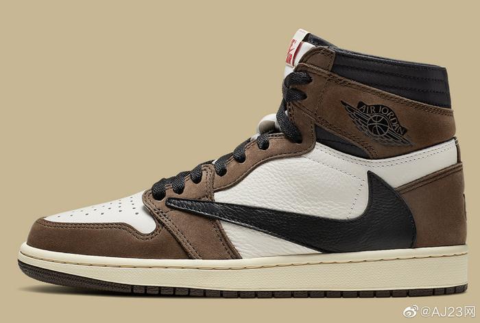 Travis Scott x Air Jordan 1 Retro High OG ，货号：CD4487-100