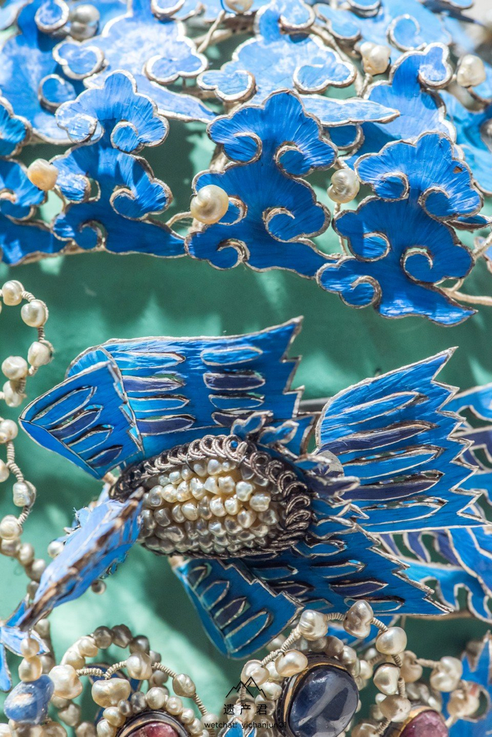 故宫博物院藏· 定陵出土明代镶宝石点翠凤冠