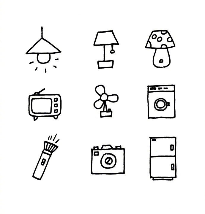 一组可爱的简笔画，哄娃、手账都可以，快学起来吧！