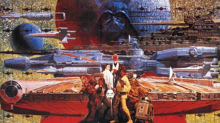 Star Wars paintings by Noriyoshi Ohrai 生頼 範義.