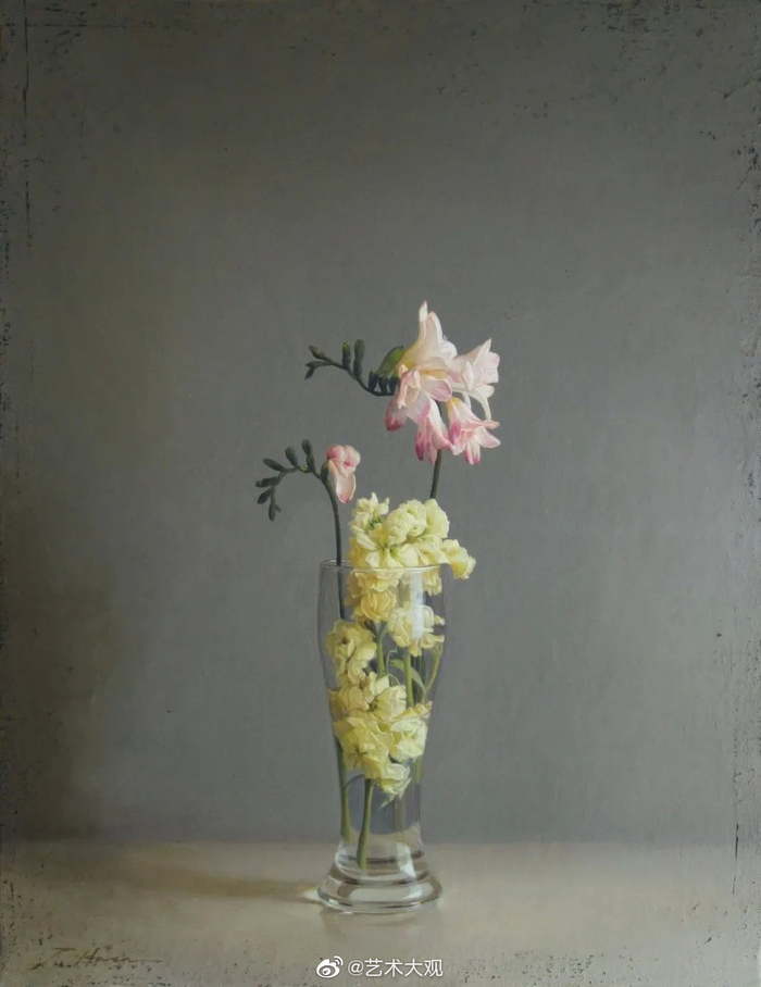 原崇浩○油彩15号『mujer con espejo (鏡を持つ女)』裸婦○スペイン