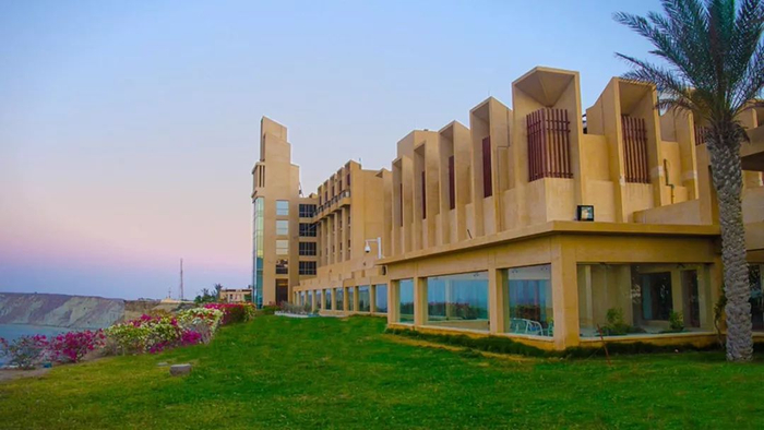 资料图：明珠大陆（Pearl Continental）酒店外景&nbsp; 图源：推特