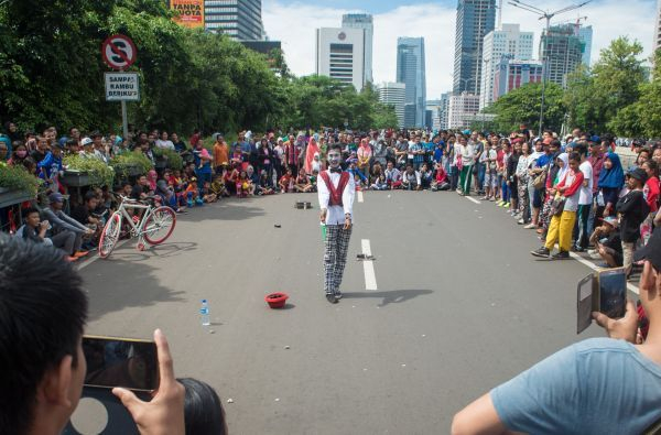  ▲资料图片：2016年10月，印度尼西亚首都雅加达街头景象。（新华社）