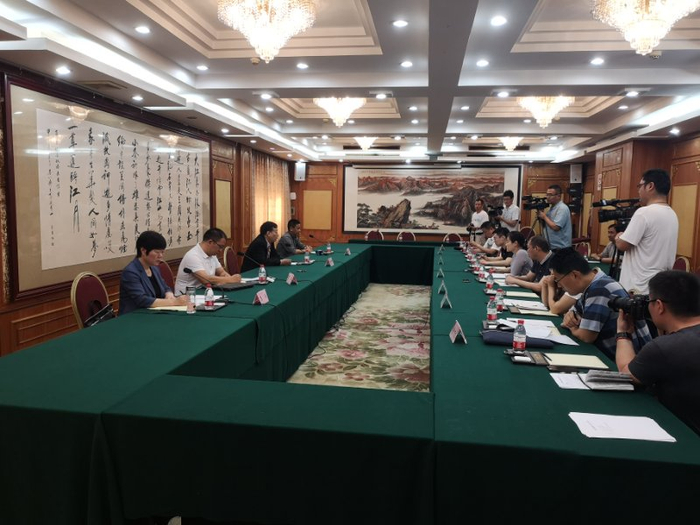 26日上午，南阳新闻通气会现场。 南阳市委宣传部提供