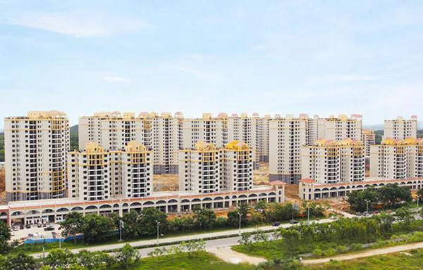 儋州怡心花园保障性住房小区新貌。  柯人俊 摄