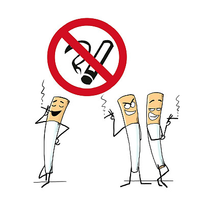 漫画:戒烟日   _   戒烟日,禁止吸烟,吸烟有害健康,抽烟,烟草税