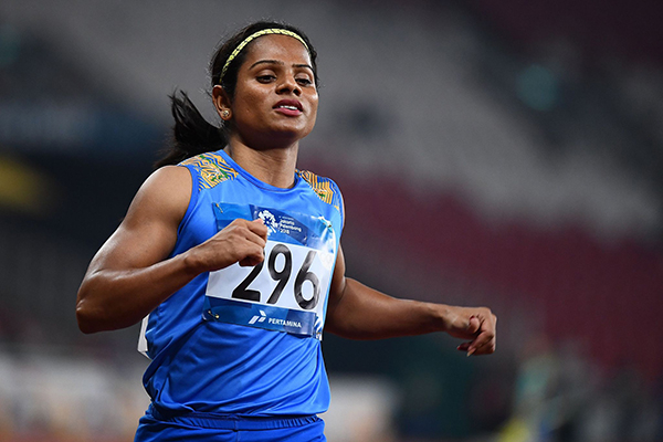 印度短跑运动员杜蒂·钱德（Dutee Chand） 视觉中国 资料图