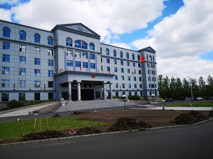 　鸡西市检察院门口。新京报记者段睿超&nbsp;摄