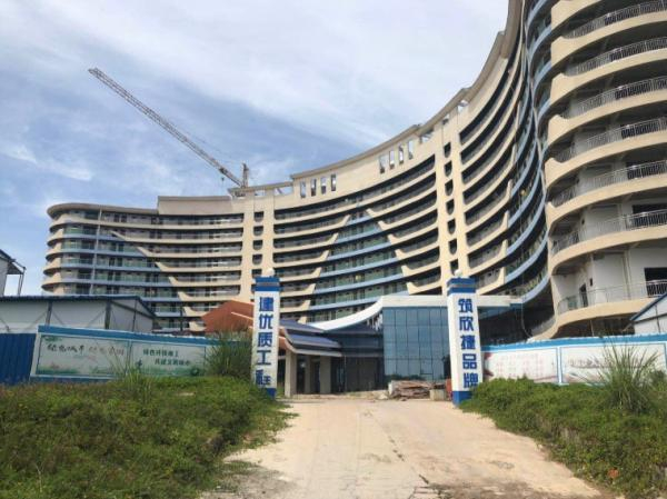 尚未完工的槟榔大厦
