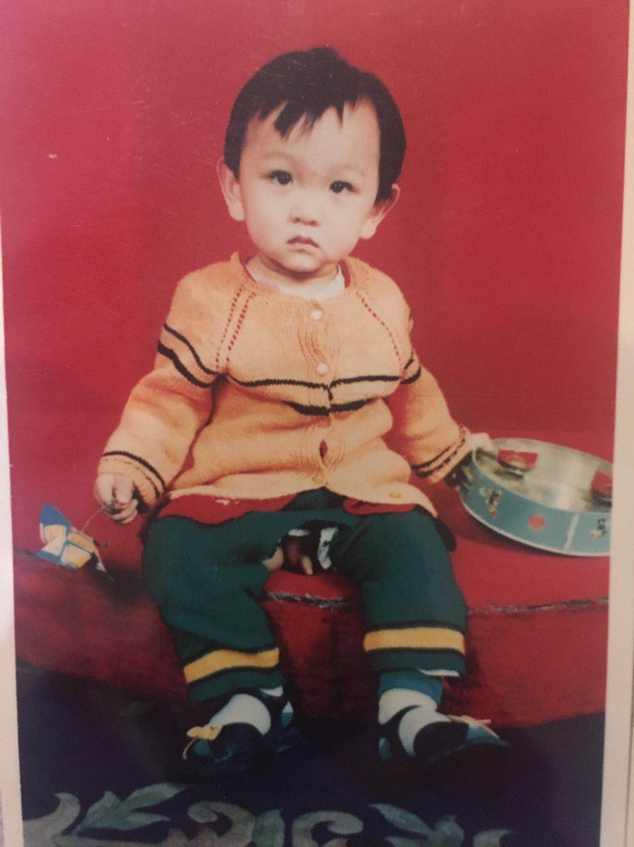刘金心小时候的照片。受访者供图