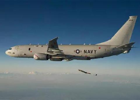  资料图：美国P8“波塞冬”侦察机