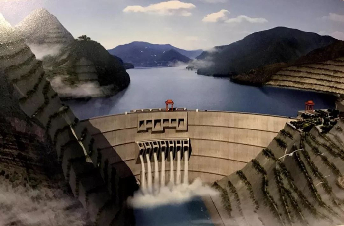  白鹤滩水电站效果图