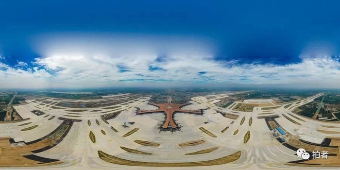 △&nbsp;2019年6月28日，北京大兴国际机场全貌（全景图）。摄影 / 新京报记者陶冉
